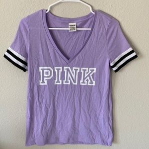 Lavender Victorias Secret Pink tshirt (NWOT)